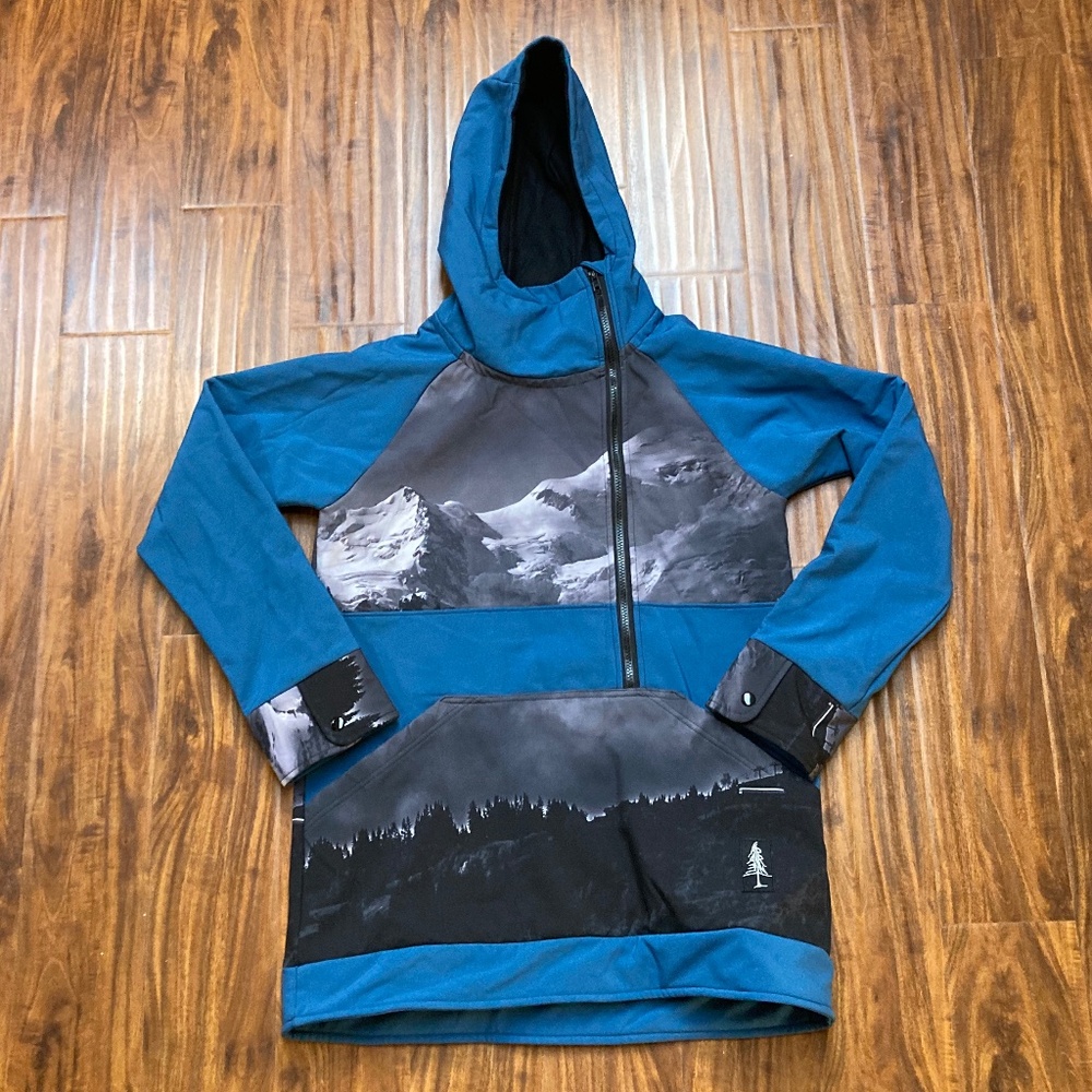 Handmade Whistler Mountain Pullover Zip Jacket